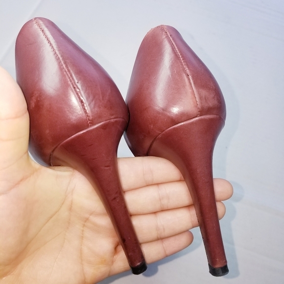 IRO | Burgundy Leather‎ Heel size 39 - Picture 6 of 8
